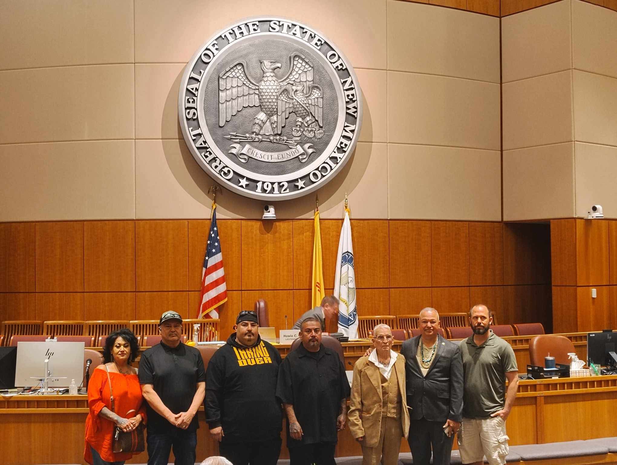 Foundation group at the New Mexico State Legislature under the Great Seal